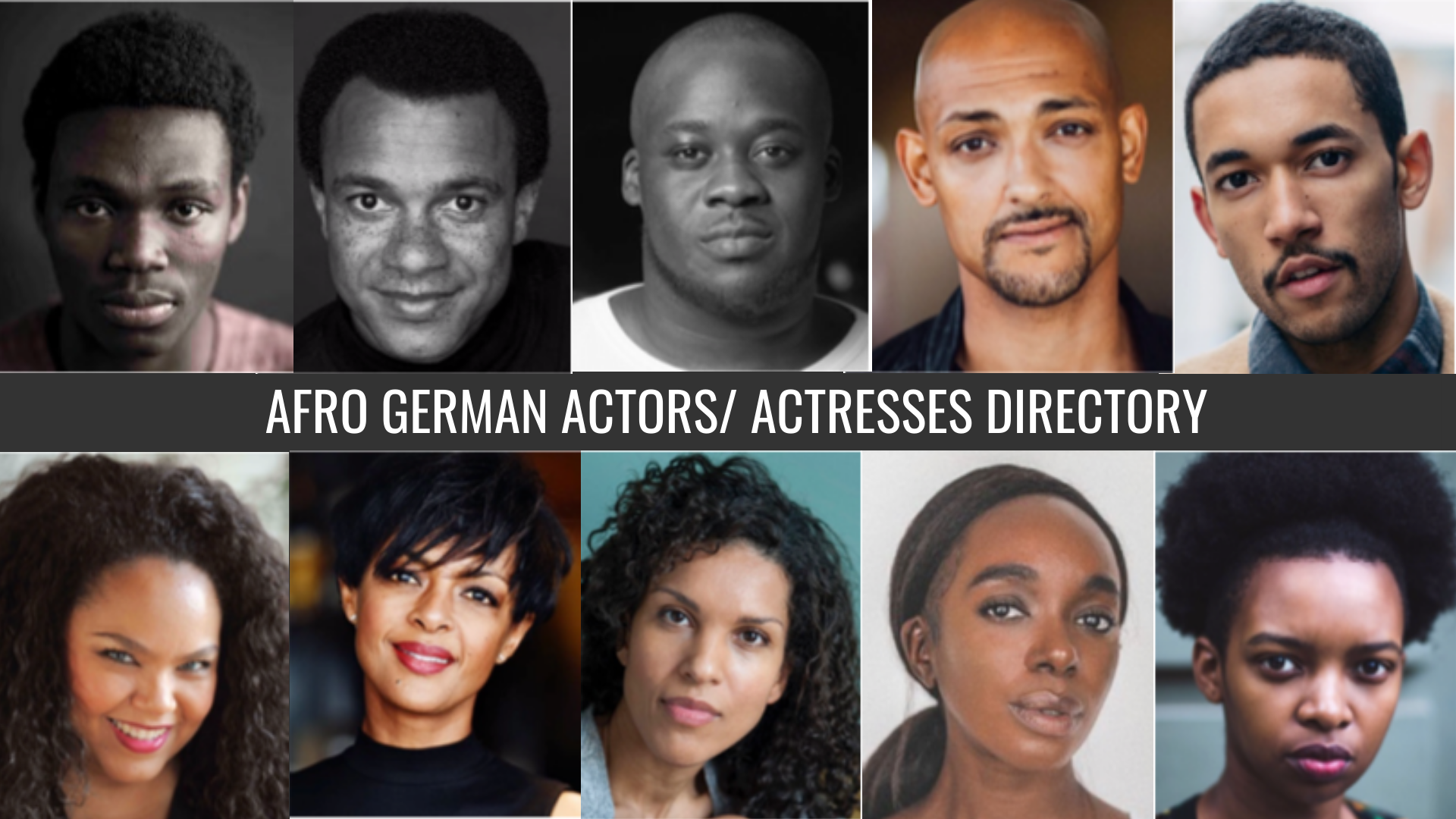 Afro German Actors - Afro Deutsche Schauspieler*innen.